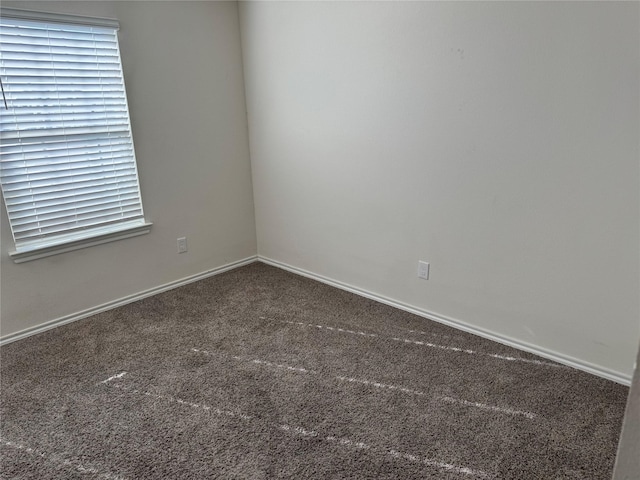 unfurnished room featuring carpet flooring