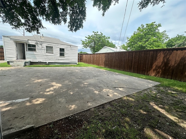 exterior space with a patio