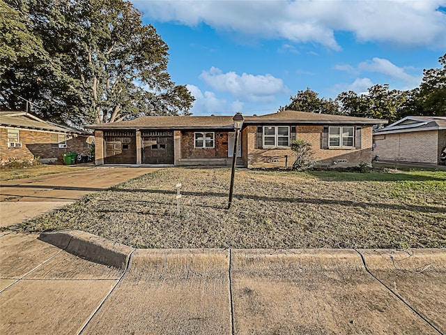 view of ranch-style home