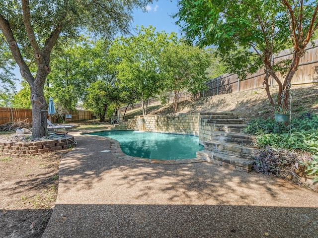 view of pool