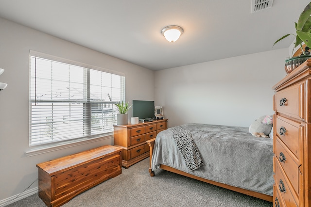 bedroom featuring carpet flooring