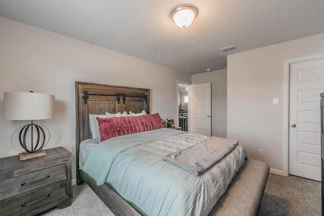 bedroom with carpet floors