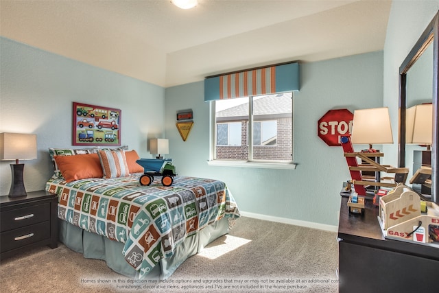 bedroom featuring carpet floors