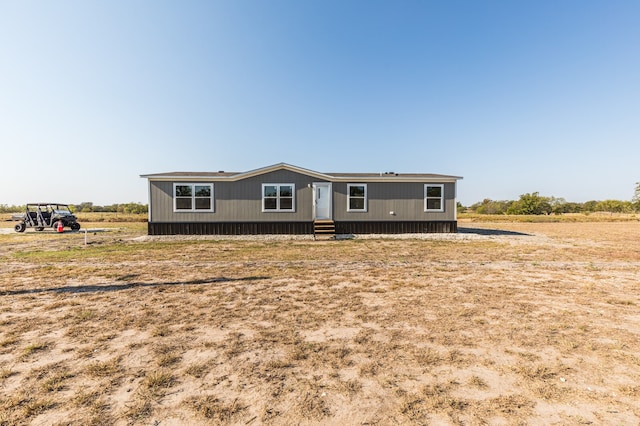 view of manufactured / mobile home