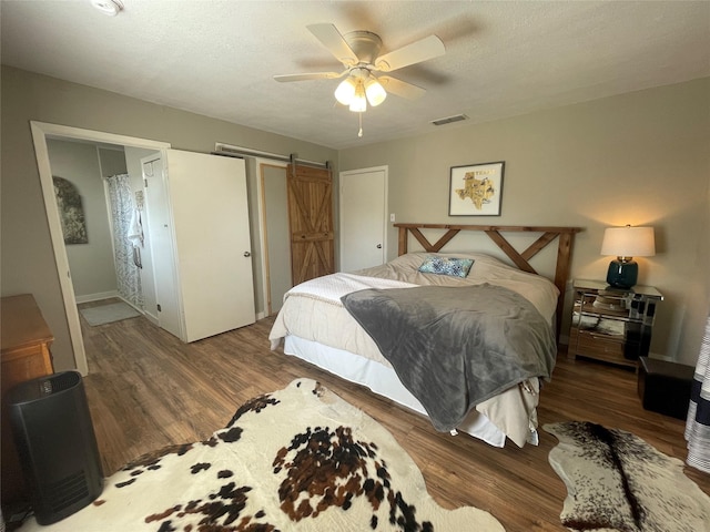 761 S Pacific St, Canton, TX 75103 - bedroom with wood finished floors and ceiling fan