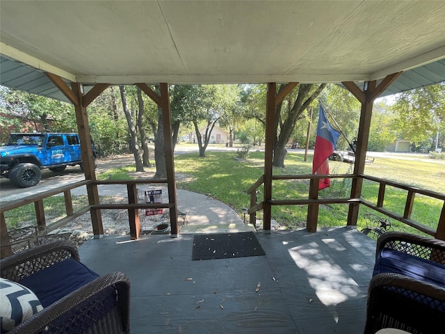 761 S Pacific St, Canton, TX 75103 - wooden deck featuring a yard and a patio area