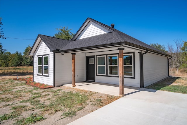 back of house featuring a patio