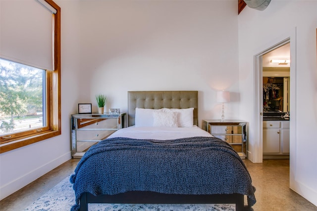 bedroom with ensuite bathroom