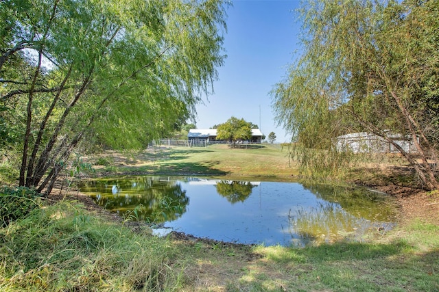 view of water feature