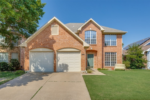 view of front of house with a front yard