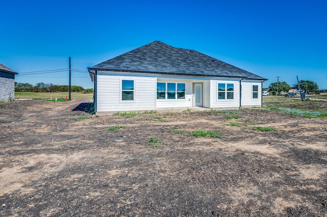 view of back of property