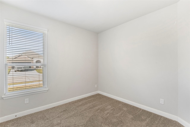 empty room with carpet flooring and plenty of natural light