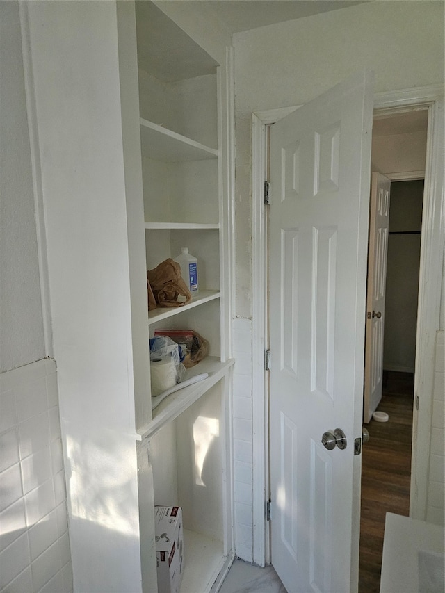 view of pantry