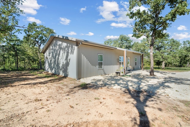 view of rear view of property