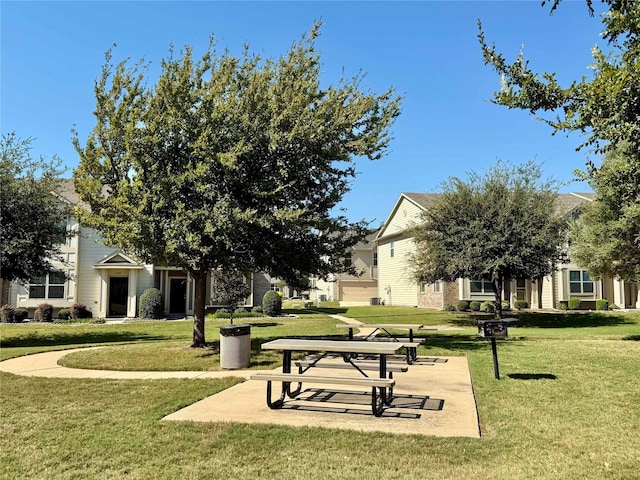2924 Peyton Brook Dr, Fort Worth, TX 76137 - view of property's community with a lawn