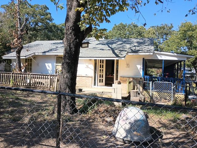 view of front of home