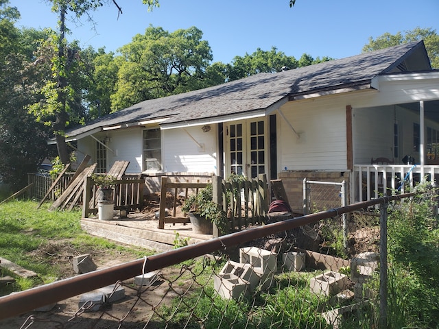 view of rear view of house