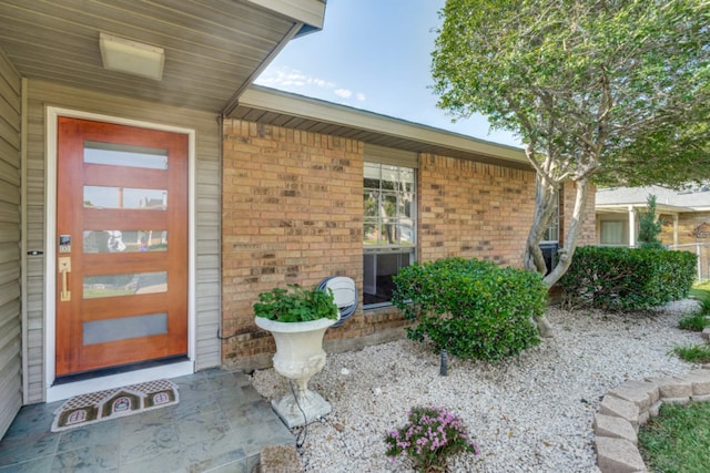 view of entrance to property