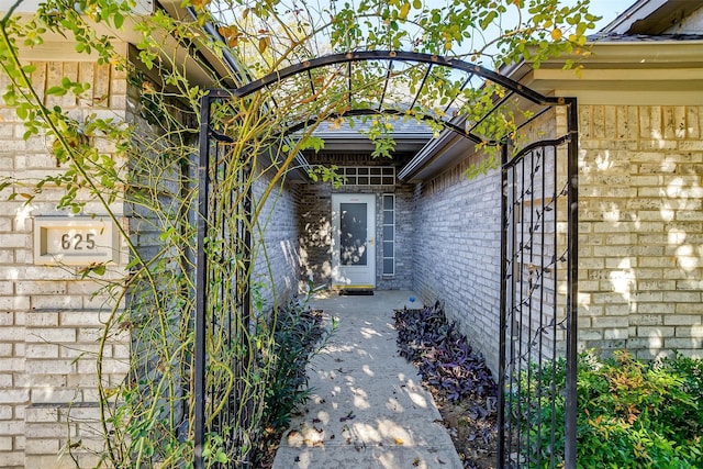 view of entrance to property