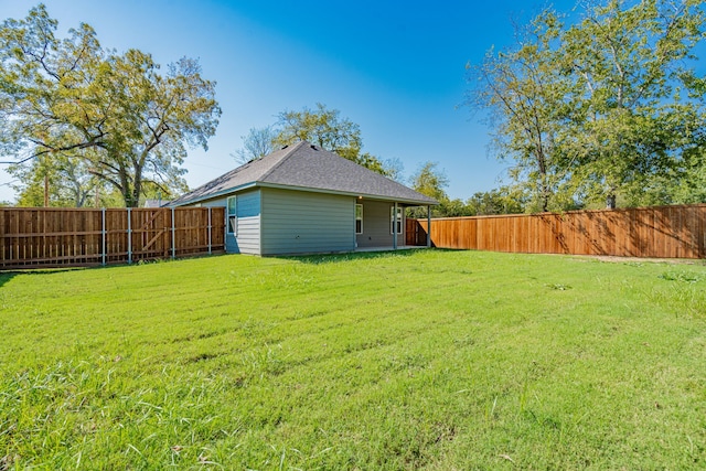 view of yard