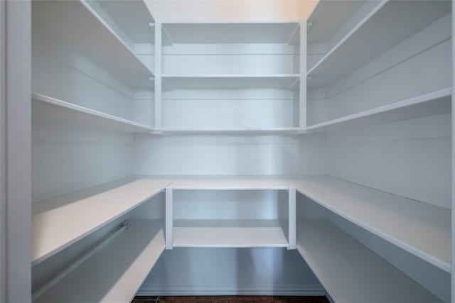 view of storage area