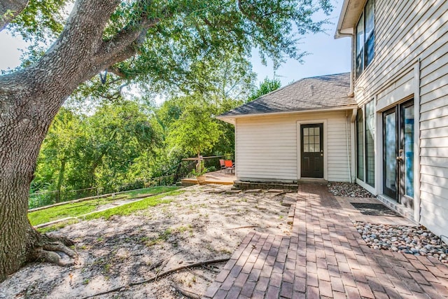 view of patio / terrace with a deck