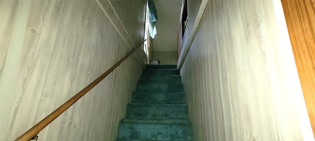 view of staircase