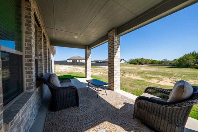 view of patio