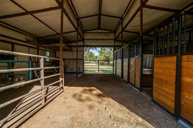 view of stable