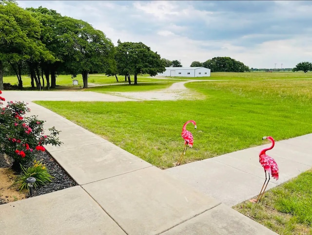 surrounding community featuring a yard