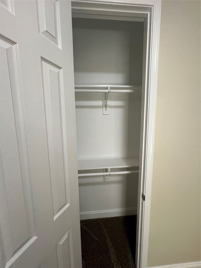 view of closet