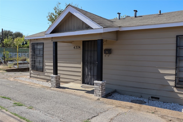 view of entrance to property