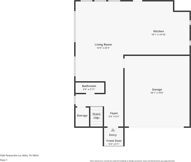 1526 Teresa Ann Ln, Allen, TX 75013 - floor plan