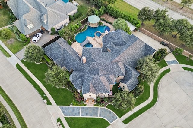 6408 Drawbridge Ln, Plano, TX 75024 - drone / aerial view