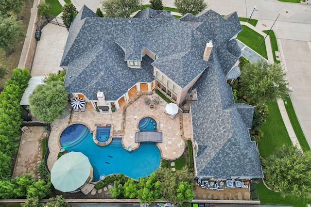 6408 Drawbridge Ln, Plano, TX 75024 - aerial view