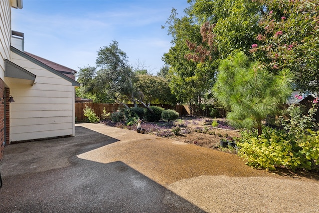 view of yard with a patio