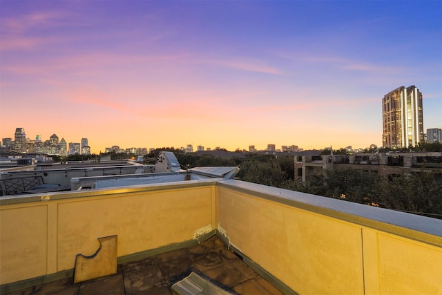 exterior space with a balcony