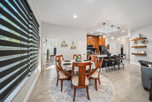 view of dining room