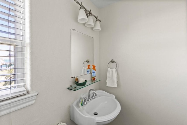 bathroom with a sink