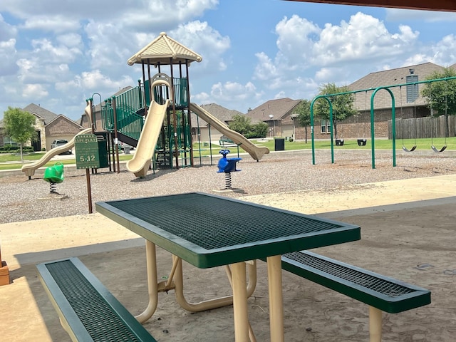 view of play area