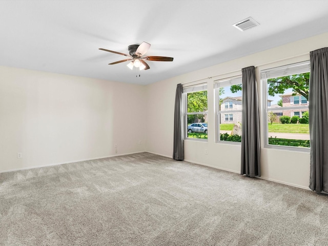 1517 Windward Ln, Wylie, TX 75098 - unfurnished room with a ceiling fan, carpet floors, and baseboards