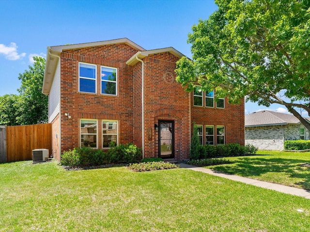 1517 Windward Ln, Wylie, TX 75098 - traditional-style home featuring brick siding and central AC
