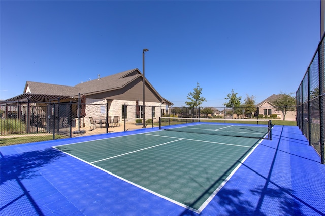 view of sport court with basketball court