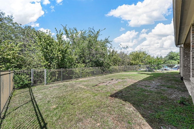 view of yard