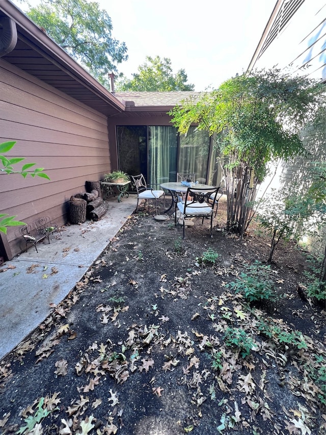 view of yard featuring a patio area