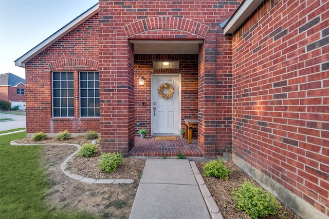 view of entrance to property