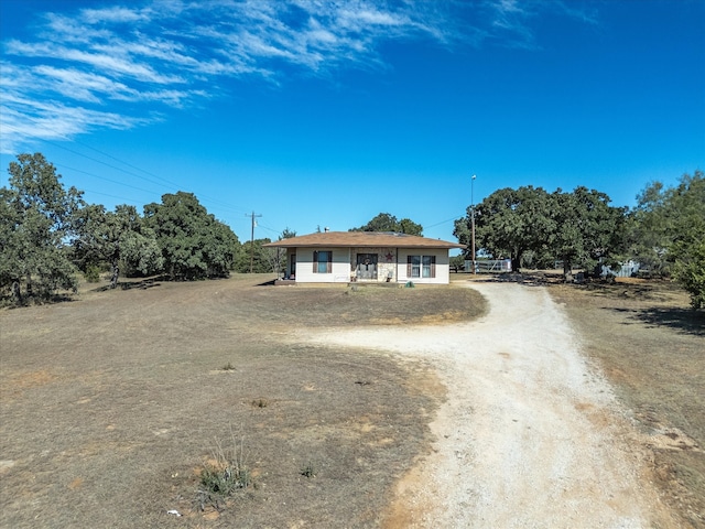 view of front of home