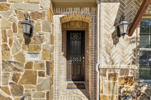 view of entrance to property