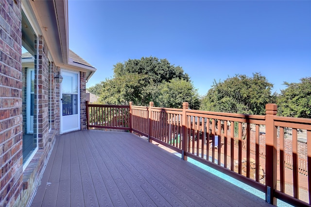 view of deck