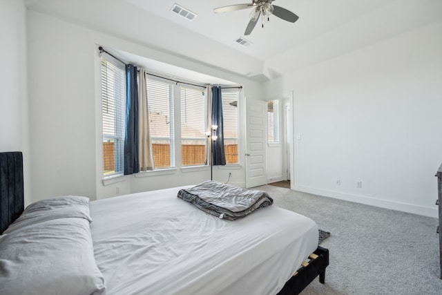 4707 Pin Oak Ct, Aubrey, TX 76227 - carpeted bedroom with baseboards, multiple windows, and visible vents